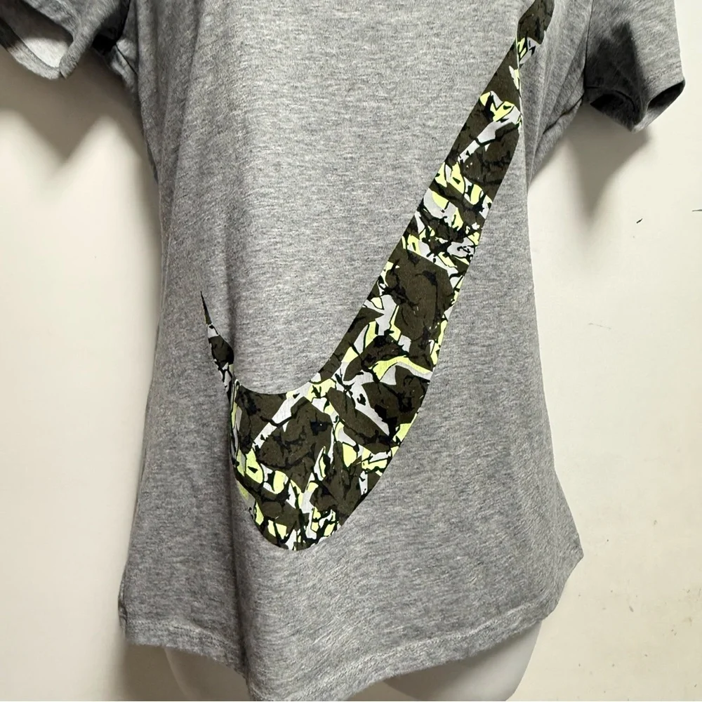 Nike Gray Camo Swoosh Women's Tee